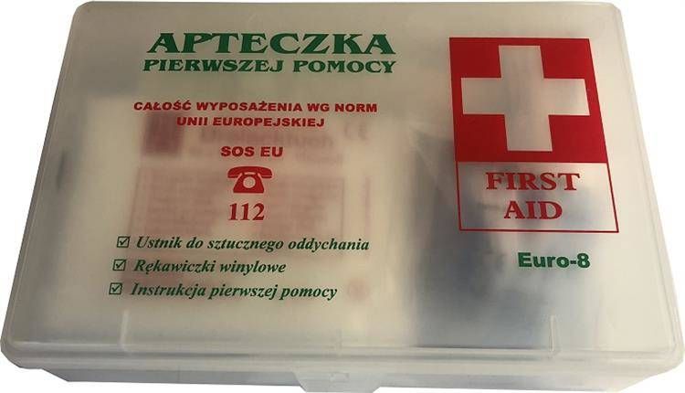 Godmar Apteczka B-Euro-8 przezroczysta