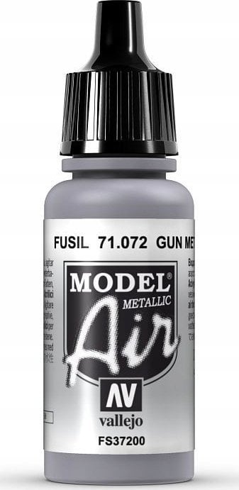 Vallejo Vallejo: 71.072 - Model Air - Metallic - Gun Metal (17 ml)
