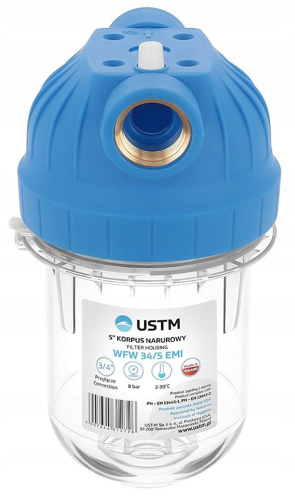 USTM korpus filtra 5" EMI podwójny oring 3/4" WFW34/5-EMI