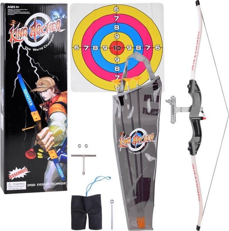 Jokomisiada Zestaw łuczniczy łuk strzały tarcza ZA4410