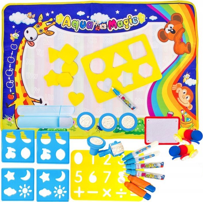 MATA WODNA DO MALOWANIA DUŻY ZESTAW 70003