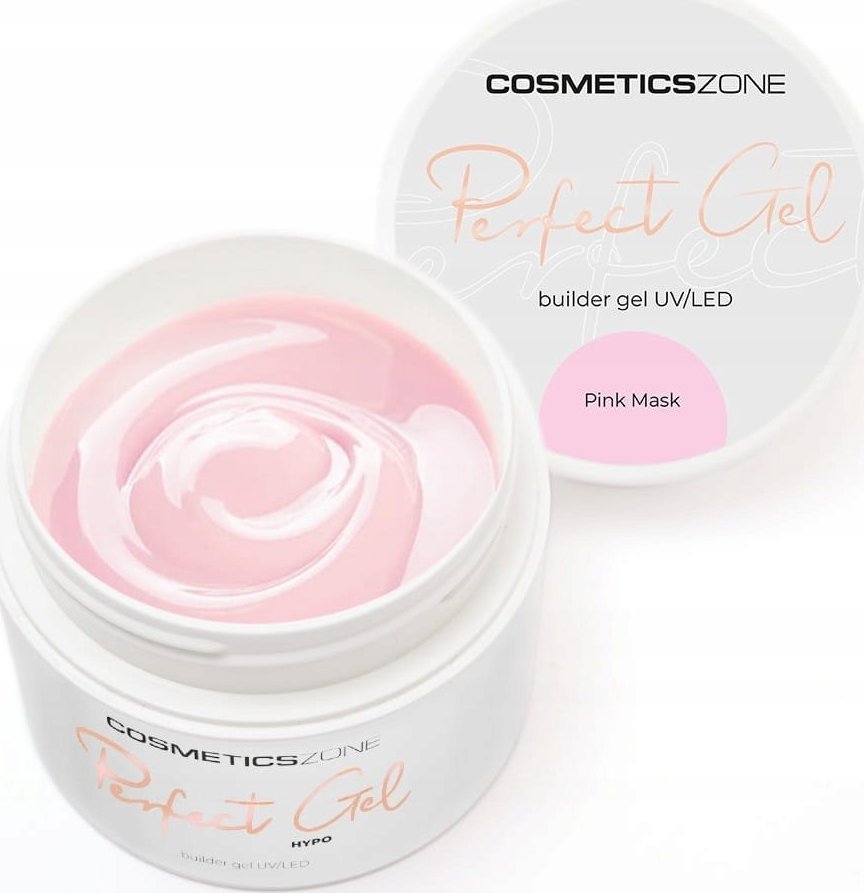Cosmetics Zone Żel do przedłużania paznokci UV LED mlecznoróżowy - Pink Mask 5ml
