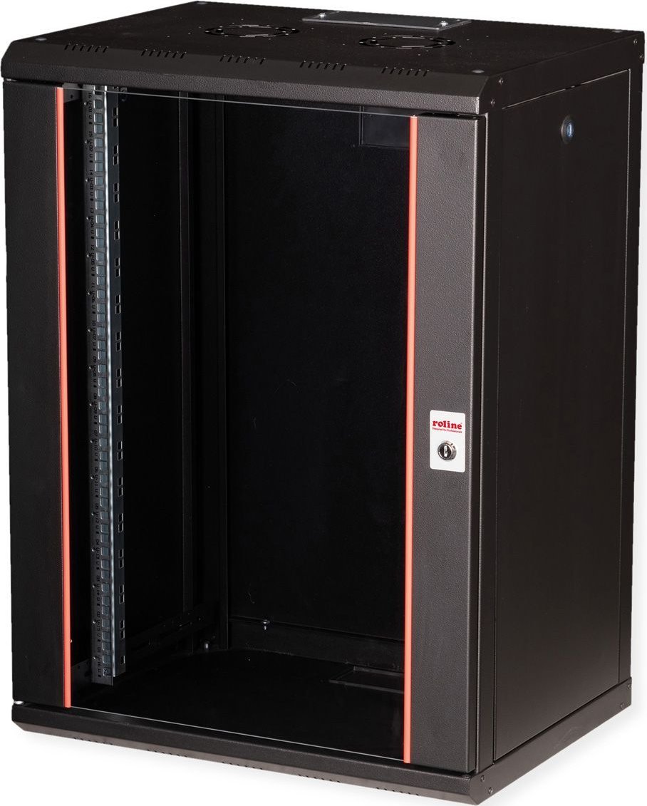 Roline ROLINE Wandgeh�use Pro 48,26cm 19Zoll 16 HE 600x450 BxT schwarz