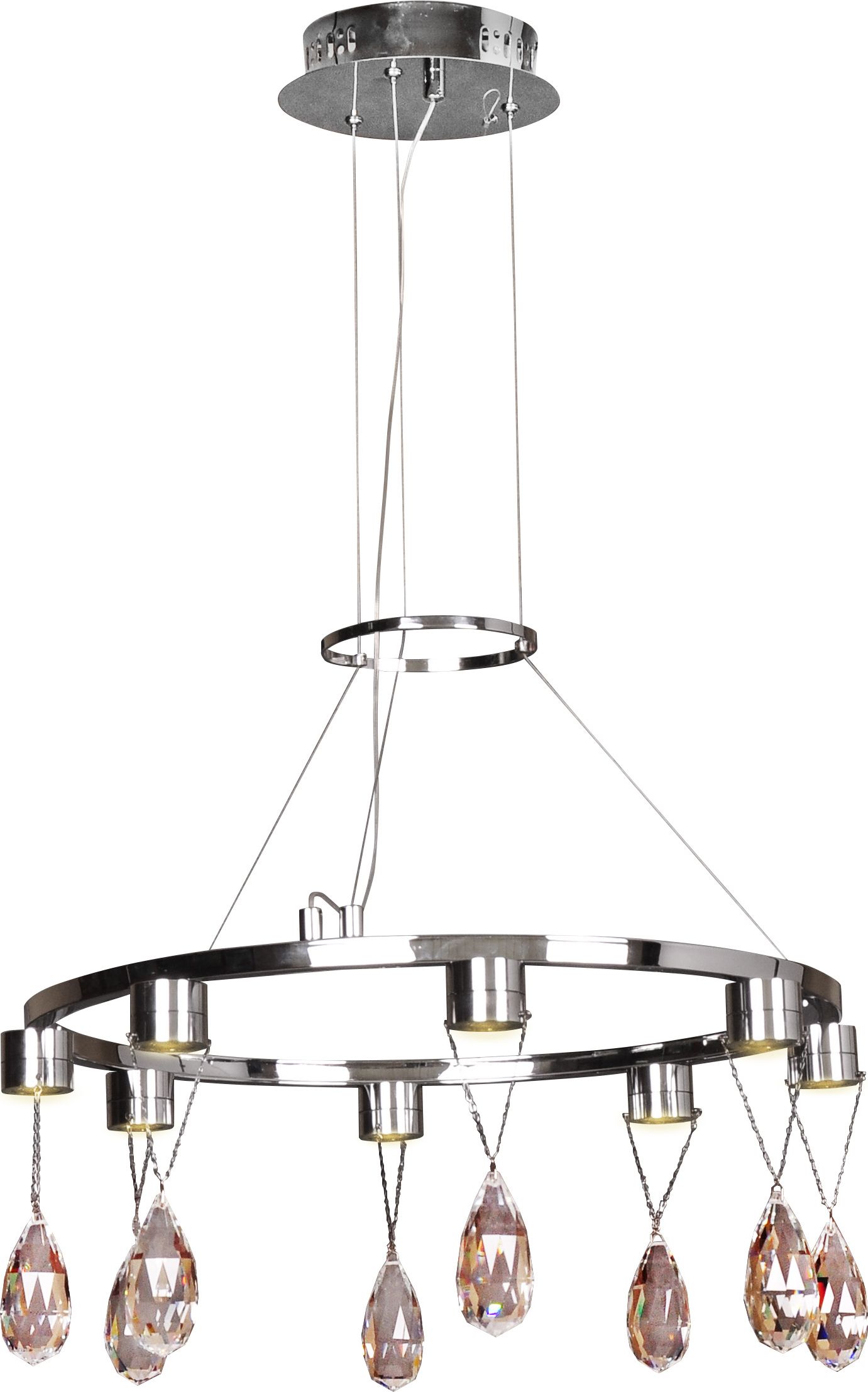 Lampa wisząca Candellux PRISMA glamour chrom (38-26064)