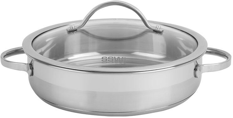 Garnek z pokrywą niski 2,7 l.