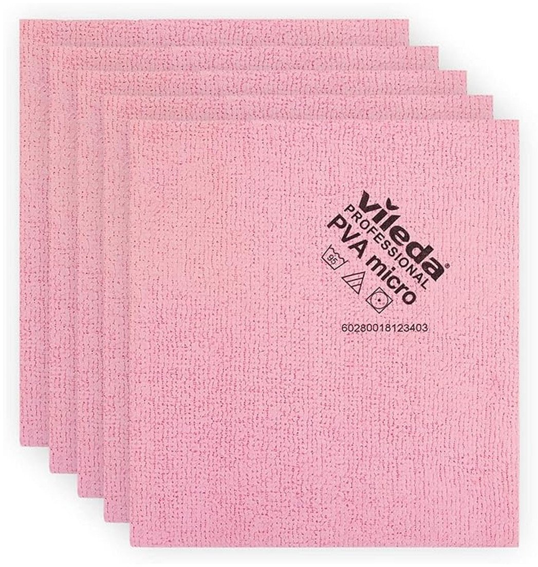 Vileda Åcierka PVA micro 38x35 cm | 5szt | czerwona