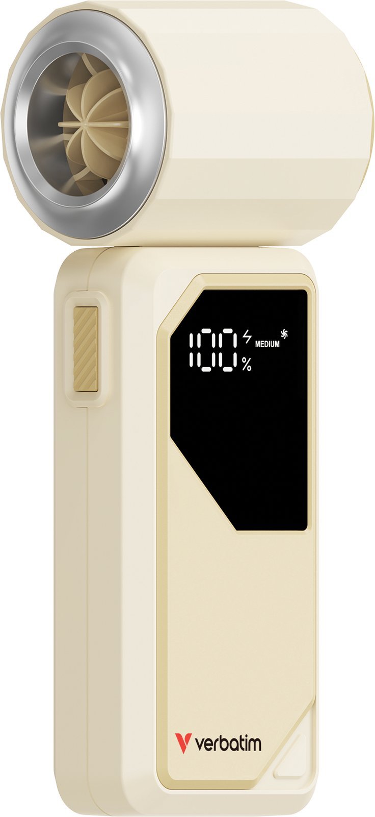 Verbatim Wentylator r�czny, Cool n Go AirJet, bia�o-srebrny