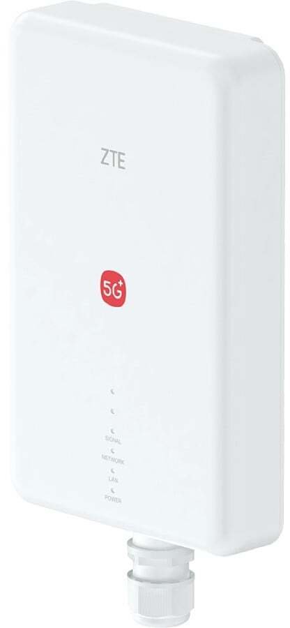 Router zewnętrzny ZTE G51F modem 5G NSA/SA LTE Cat.19 +13dBi ODU biały (PL)