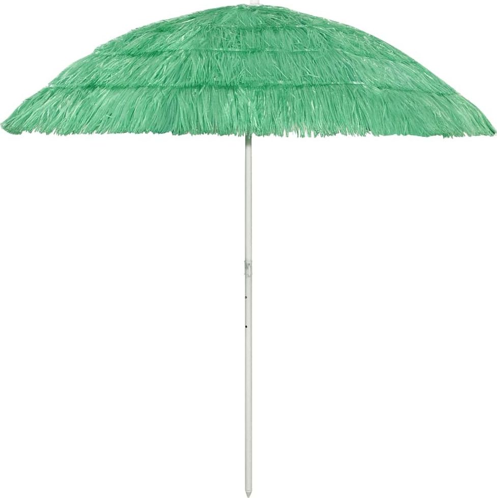vidaXL Parasol plażowy zielony 240 cm