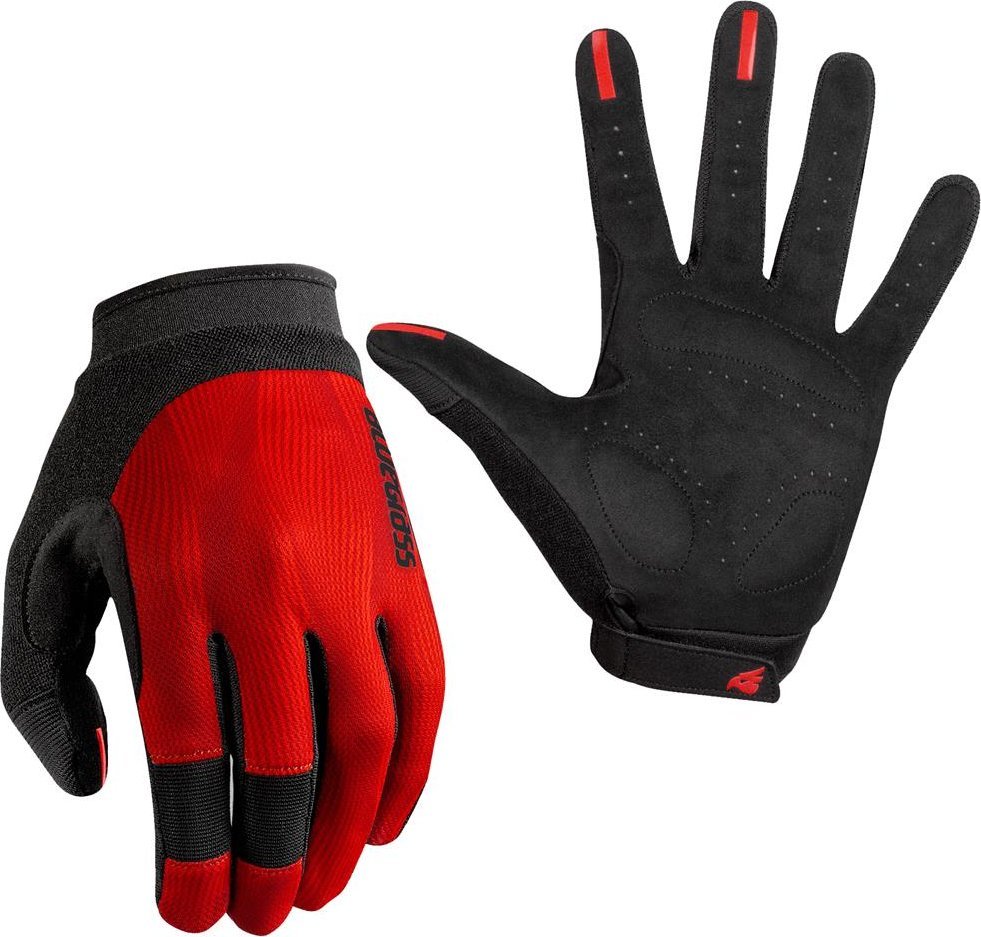 Bluegrass Rękawiczki z długimi palcami Bluegrass React, czerwone, M