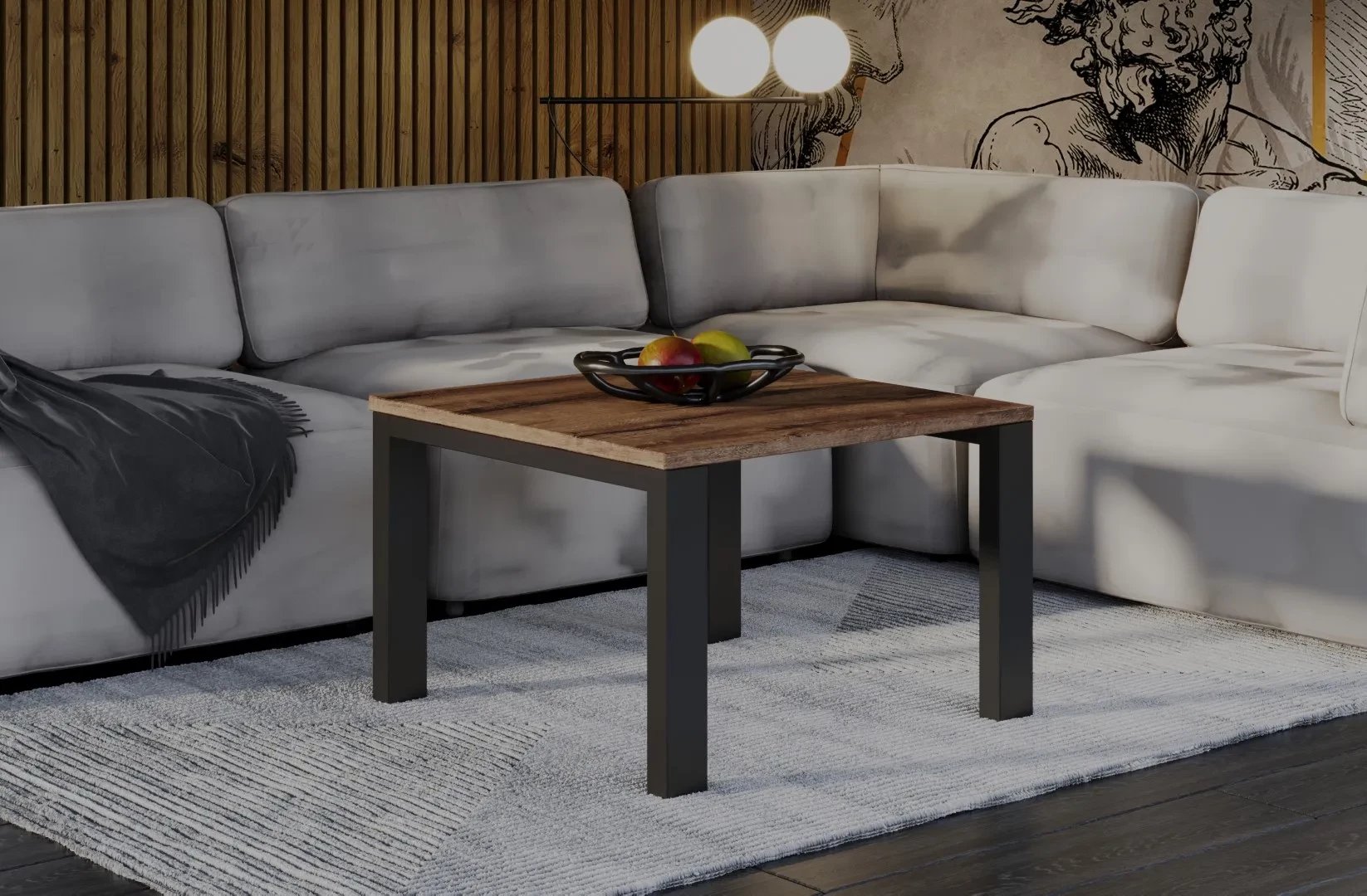 Ława GAROLD 80x80 dąb monastery ENDO