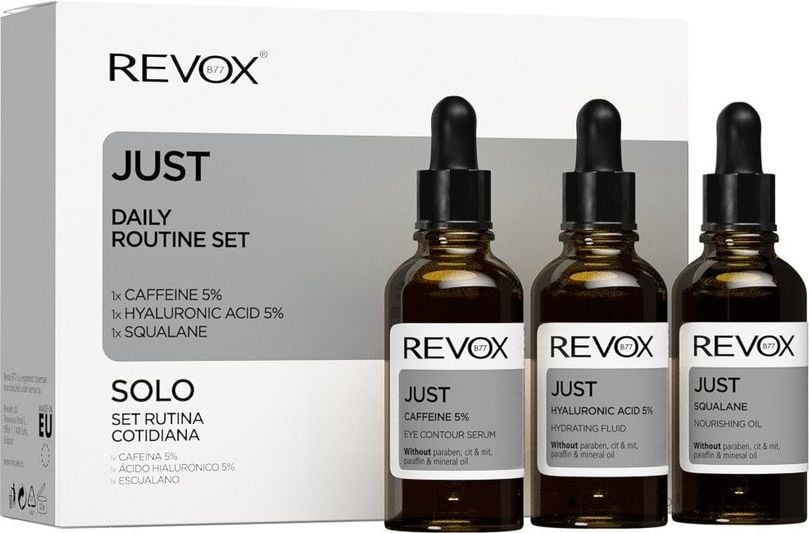 Revox Revox Just Daily Routine Set Serum do twarzy 30ml zestaw upominkowy