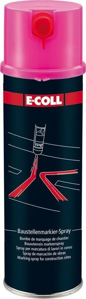 E-coll Aerozol do znakowania na budowach,puszka 500 ml ,kolor rozowy E-COLL EE
