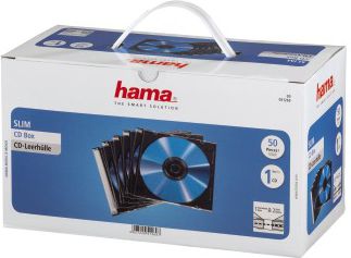 Hama Pudełka Na Płyty CD/DVD, 50 szt. (51269)