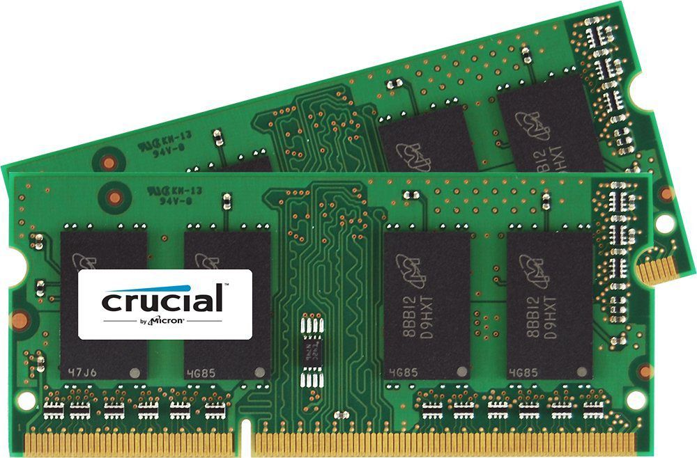 Pamięć do laptopa Crucial SODIMM, DDR3, 4 GB, 1600 MHz, CL11 (CT2KIT25664BF160B)