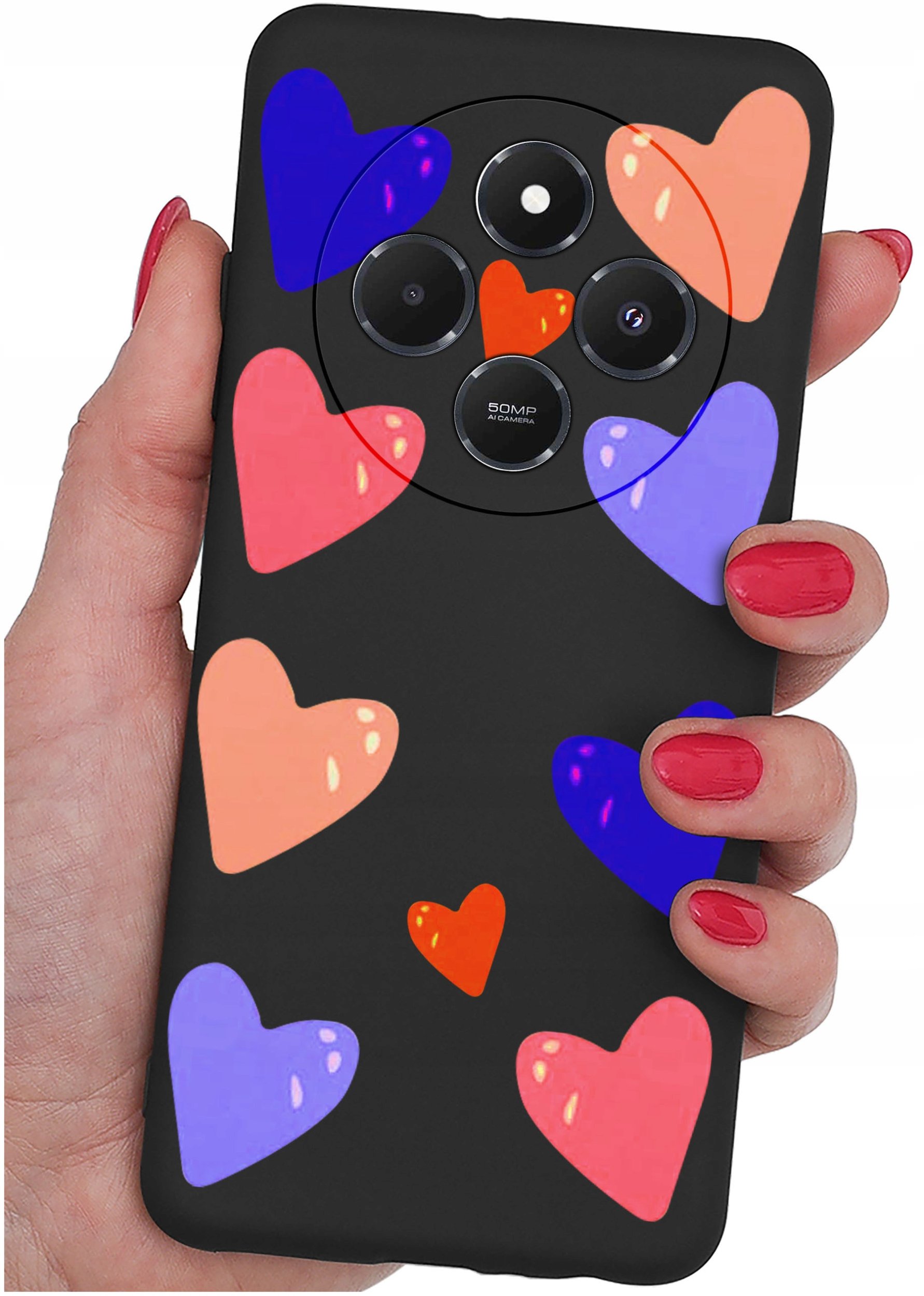 Etui do Xiaomi Redmi 14C WZORY |SILIKONOWE MATT CASE + SZKŁO 9H