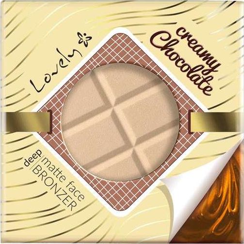 Lovely Creamy Chocolate Deep Matte Face Bronzer czekoladowy matowy puder brązujący do twarzy i ciała 9g