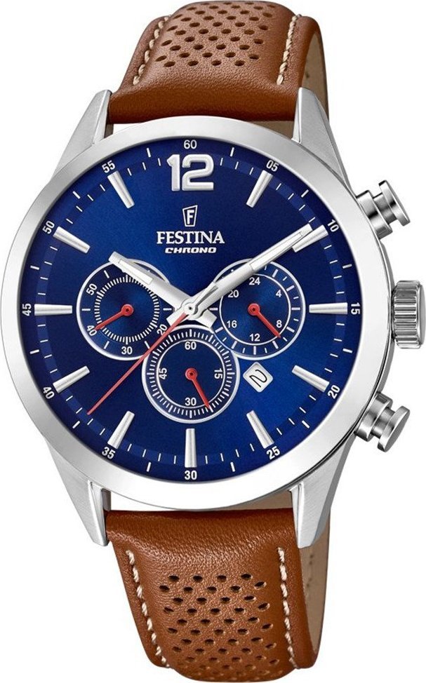Zegarek Festina Zegarek męski Festina F20542-3 brązowy