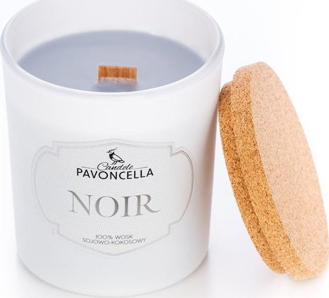 Świeczka sojowa Noir biała 135g