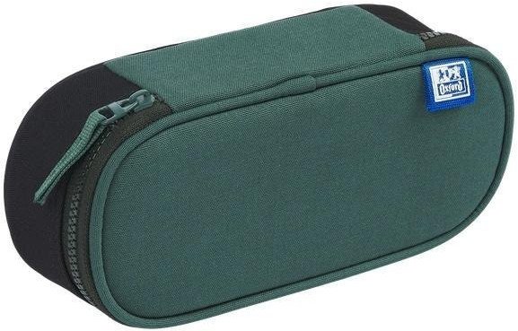 Piórnik z klapką Funky zielono-czarny OXFORD