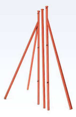Słupek ogrodzeniowy rura Fi42mmx2mm 1,5m