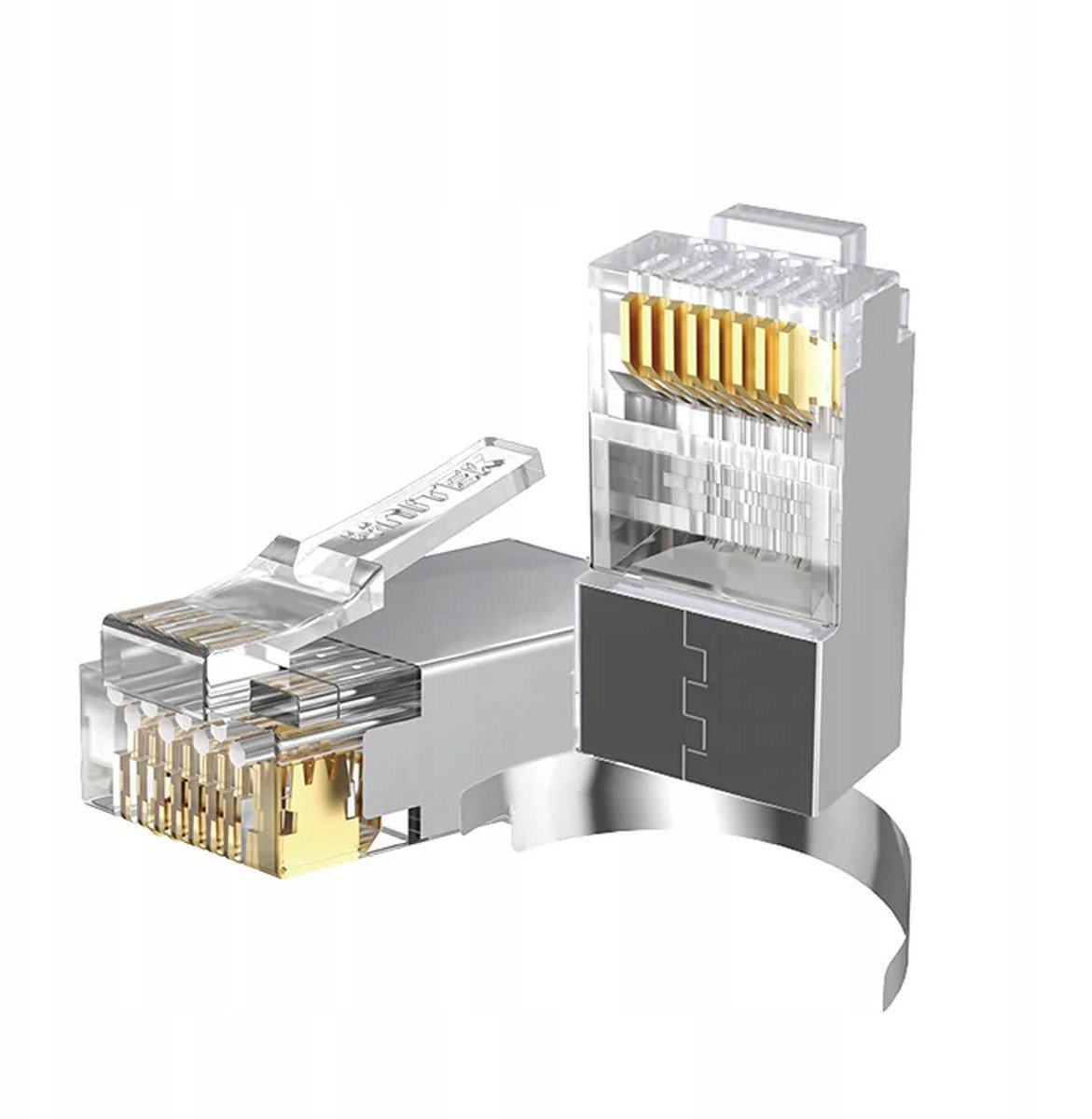 Unitek Wtyk modularny Pass-Through RJ45 Cat. 7, 50szt. OT1094ATP01