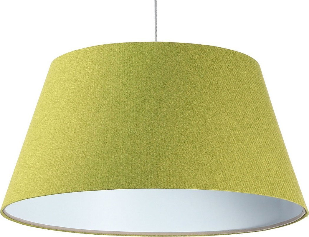 Lampa wisząca Lumes Zielono-biała młodzieżowa lampa wisząca dzwon - S410-Egida