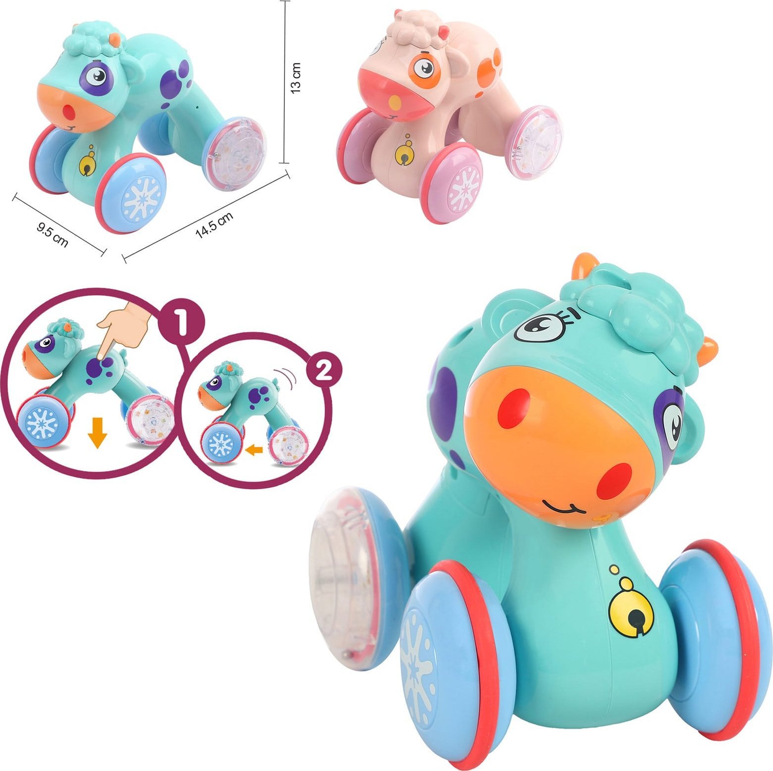 Trifox KRÓWKA JEŻDŻĄCA NACISKANA