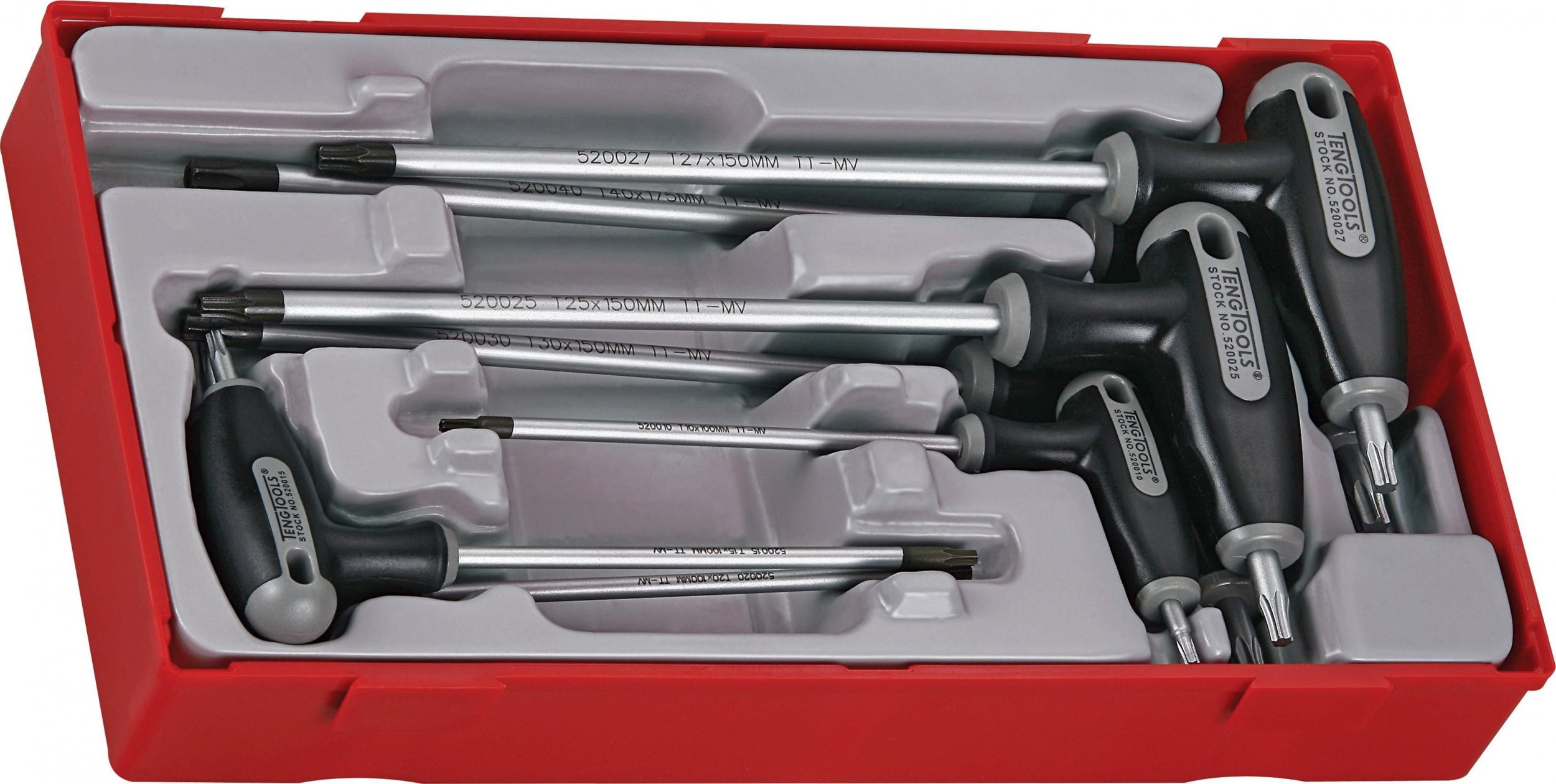 Teng Tools Zestaw kluczy trzpieniowych torx typ T T10 - T40 z otworem 7szt. (68920107)