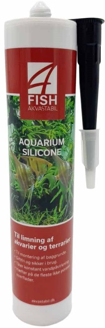 Akvastabil Silicone Sort 300 ml.