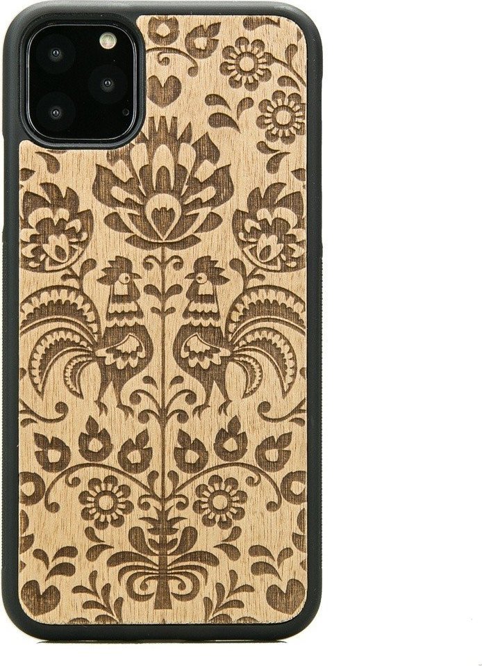 BeWood Drewniane Etui na iPhone 11 PRO MAX POLSKI FOLK ANIEGRE