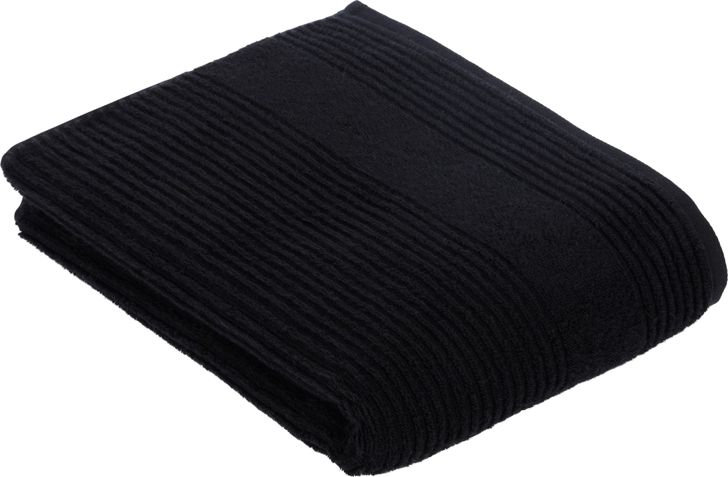 Vossen Ręcznik bawełniany 67x140 cm Tomorrow 790 Schwarz biodegradowalny