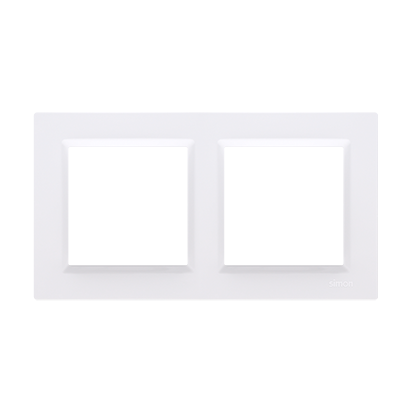 Kontakt-Simon Ramka 2- krotna biały (CR2/11)