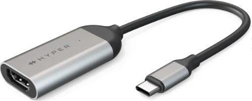 Adapter USB HyperDrive USB-C - HDMI Szary (HD-H8K-GL)