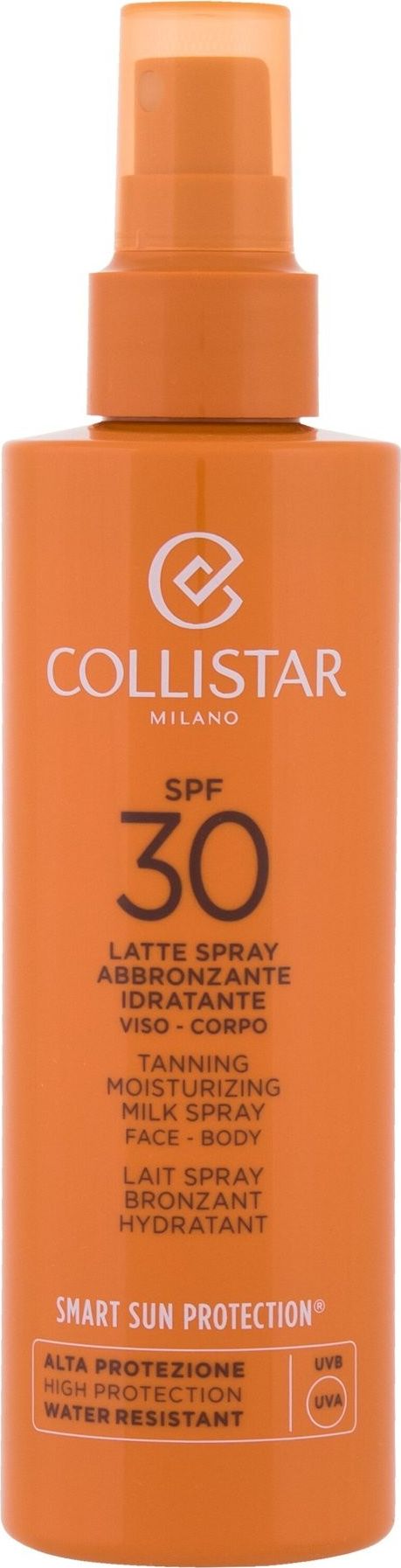 Collistar Supertanning Moisturizing Milk Spray Mleczko do opalania SPF 30 200ML
