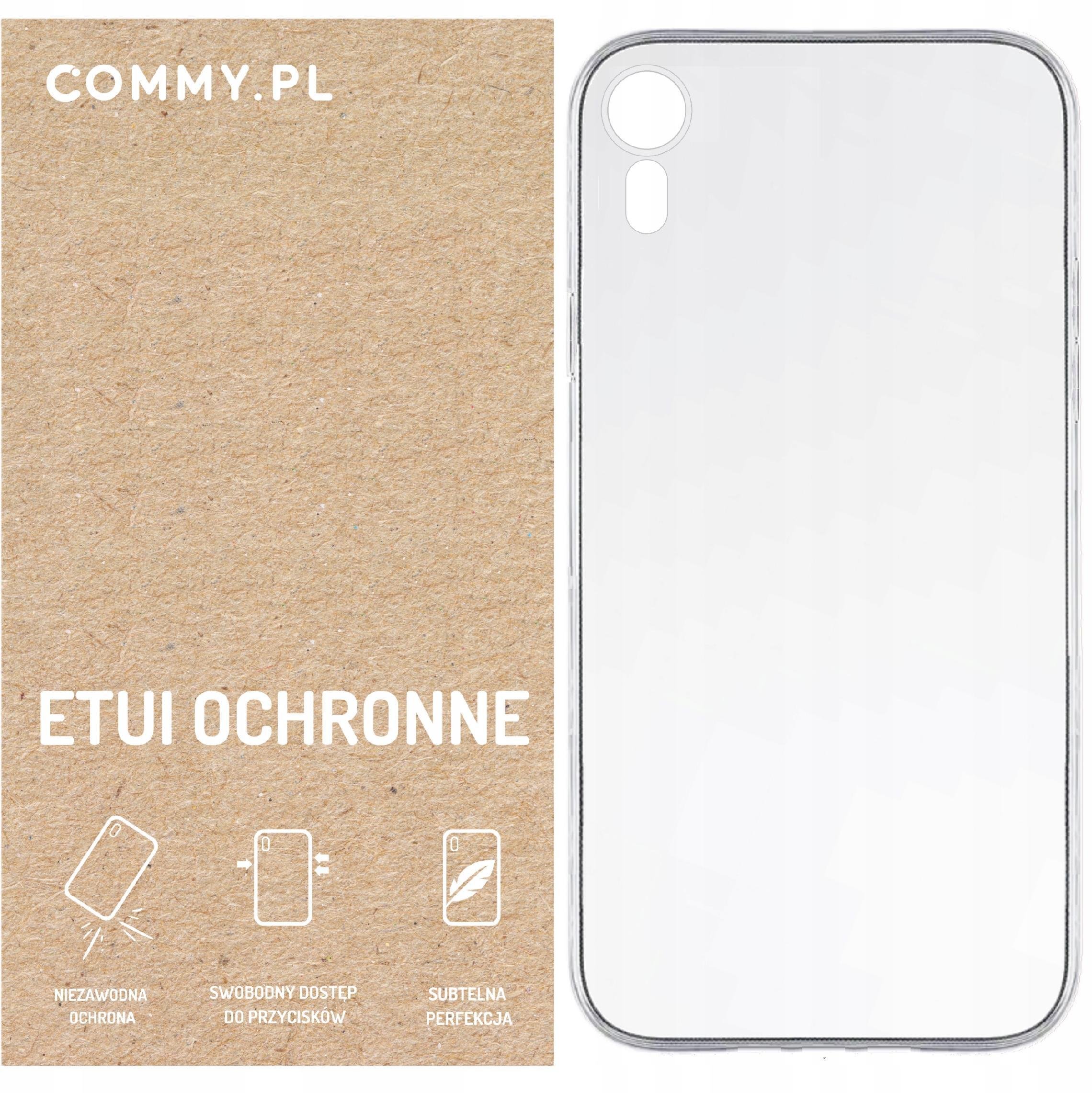 Przezroczyste etui COMMY Slim 2 mm - styl i ochrona dla iPhone XR