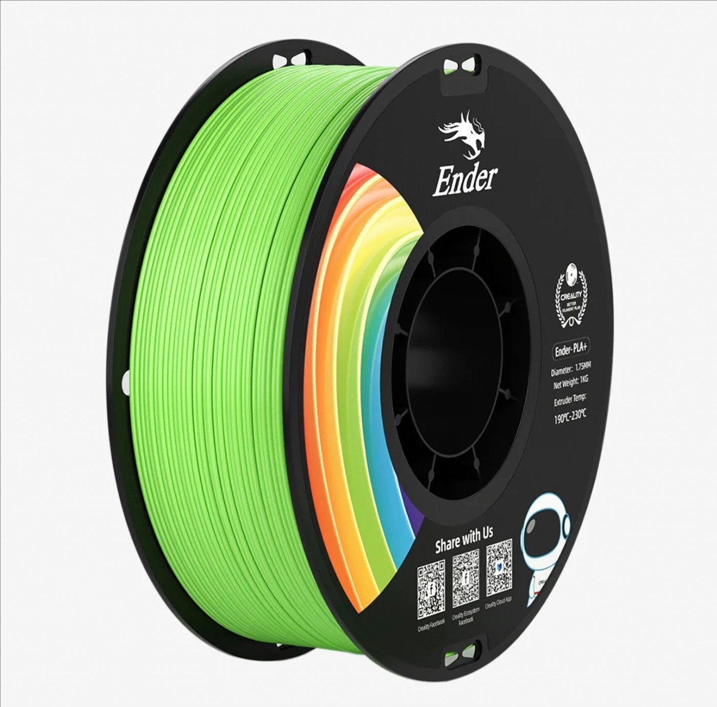 Creality Filament Ender-PLA Plus, 1kg, 1.75mm, apple green (3301010313)