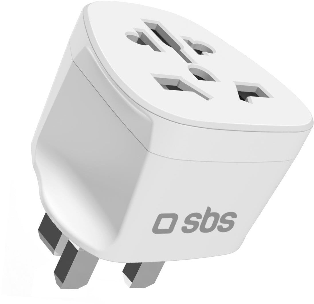 Adapter podróżny UK - uniwersalny - biały