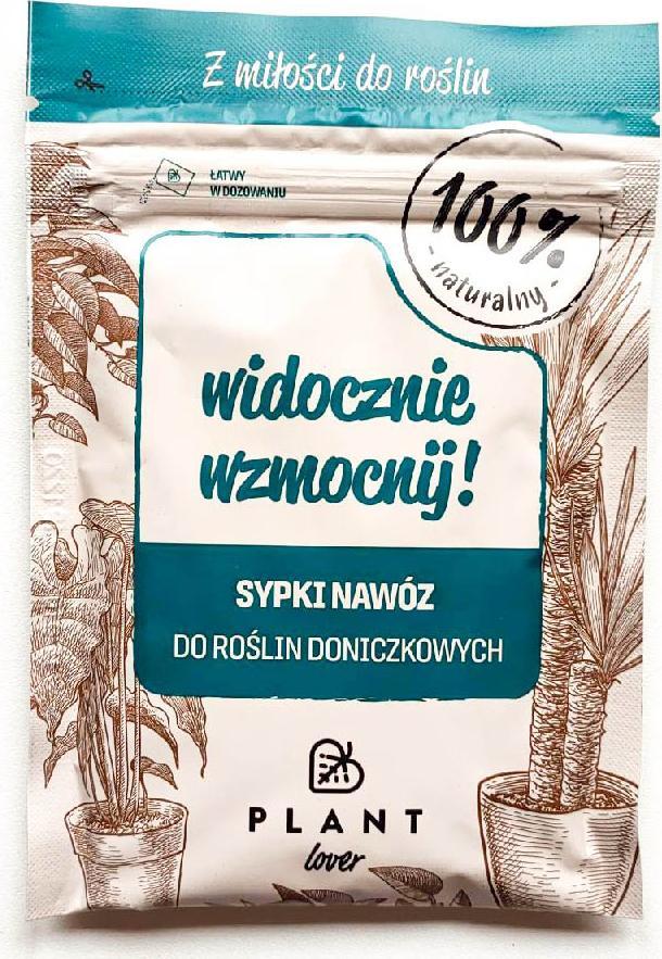 PlantLover WIDOCZNIE WZMOCNIJ! SYPKI NAWÓZ DO ROŚLIN DONICZKOWYCH