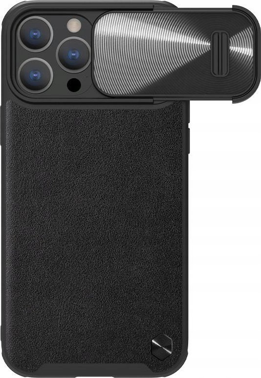 Nillkin NILLKIN CAMSHIELD LEATHER S IPHONE 14 PRO MAX, BLACK / CZARNY