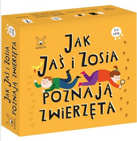 Kangur Jak Jaś i Zosia poznają zwierzęta