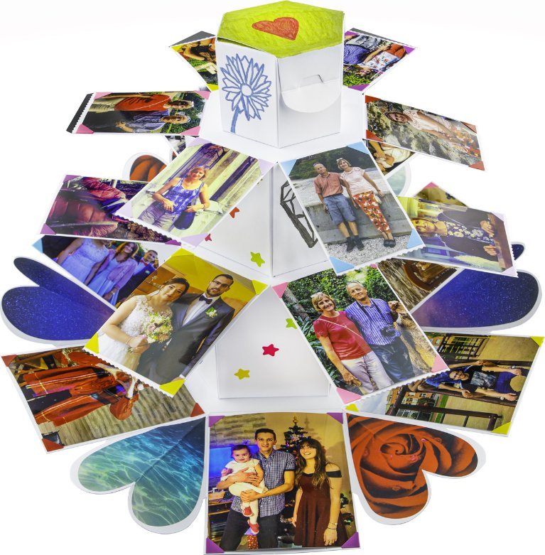 ToPrezent.pl Wysokie Pudełko Niespodzianka - BIAŁY BOX