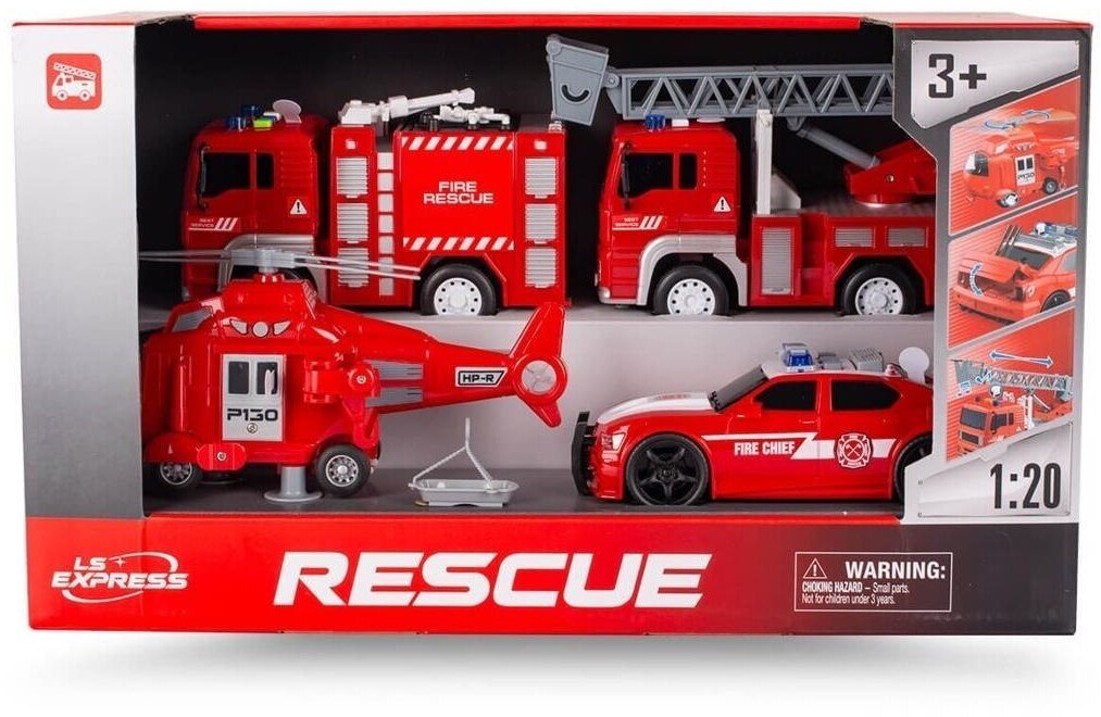 Zestaw straży pożarnej 4el