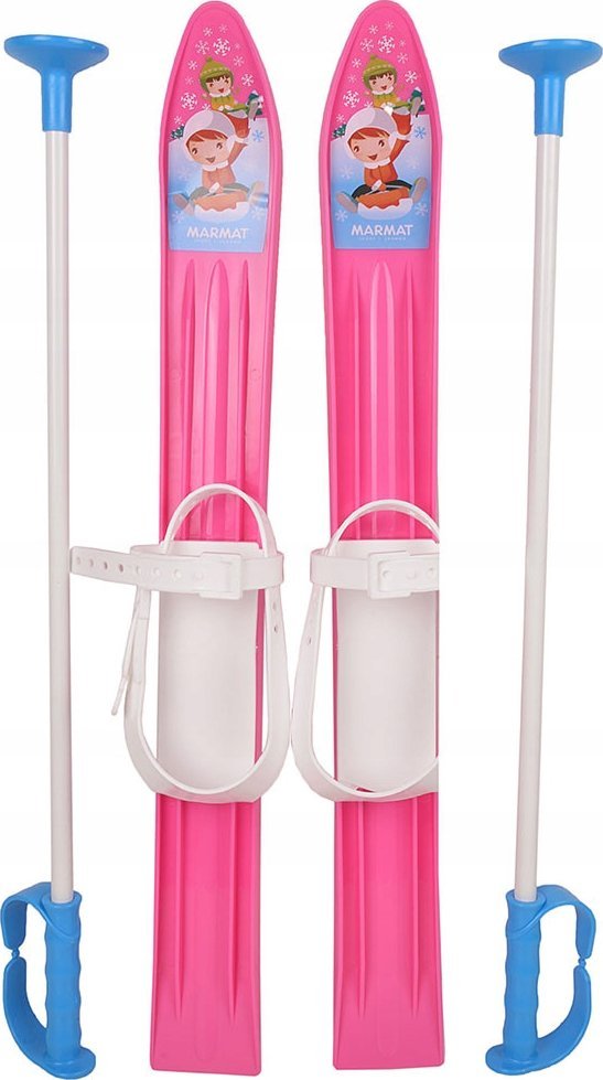 Narty dla Dzieci Zestaw MARMAT Pink 60 cm
