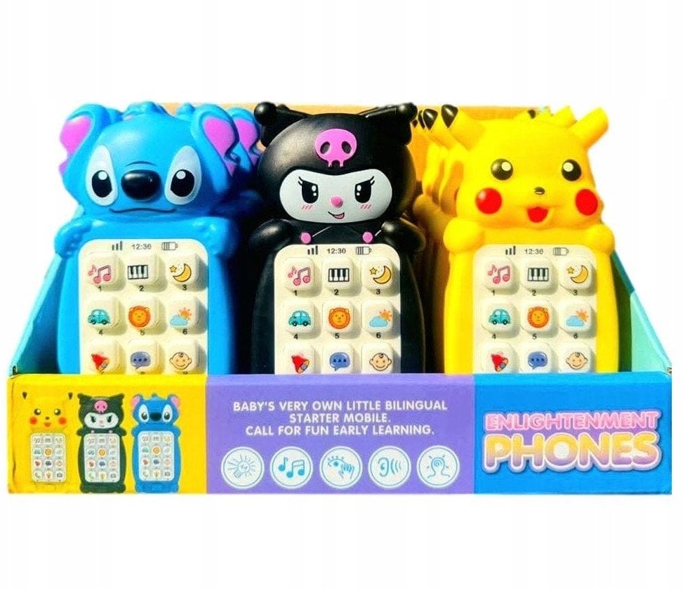 Telefon zwierzak św/dźw 3wz 12/disp BTEL8466 78466