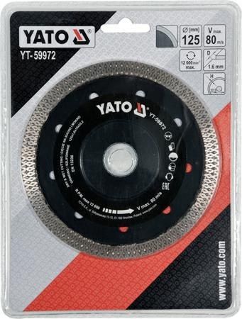 Yato YATO TARCZA DIAMENTOWA 125mm DO CERAMIKI YT-59972