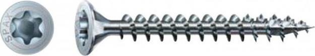Spax WKRĘT DO DREWNA OCYNK BIAŁY TX 4.0*35MM WIROX MINI (200)