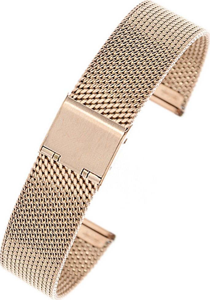 Jordan Kerr Bransoleta mesh JK PRO2203- IPG rose gold-22mm