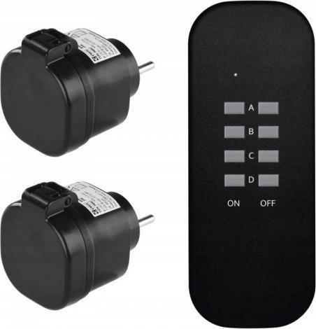 Emos Gniazda na pilota bezprzewodowe IP44 2 szt