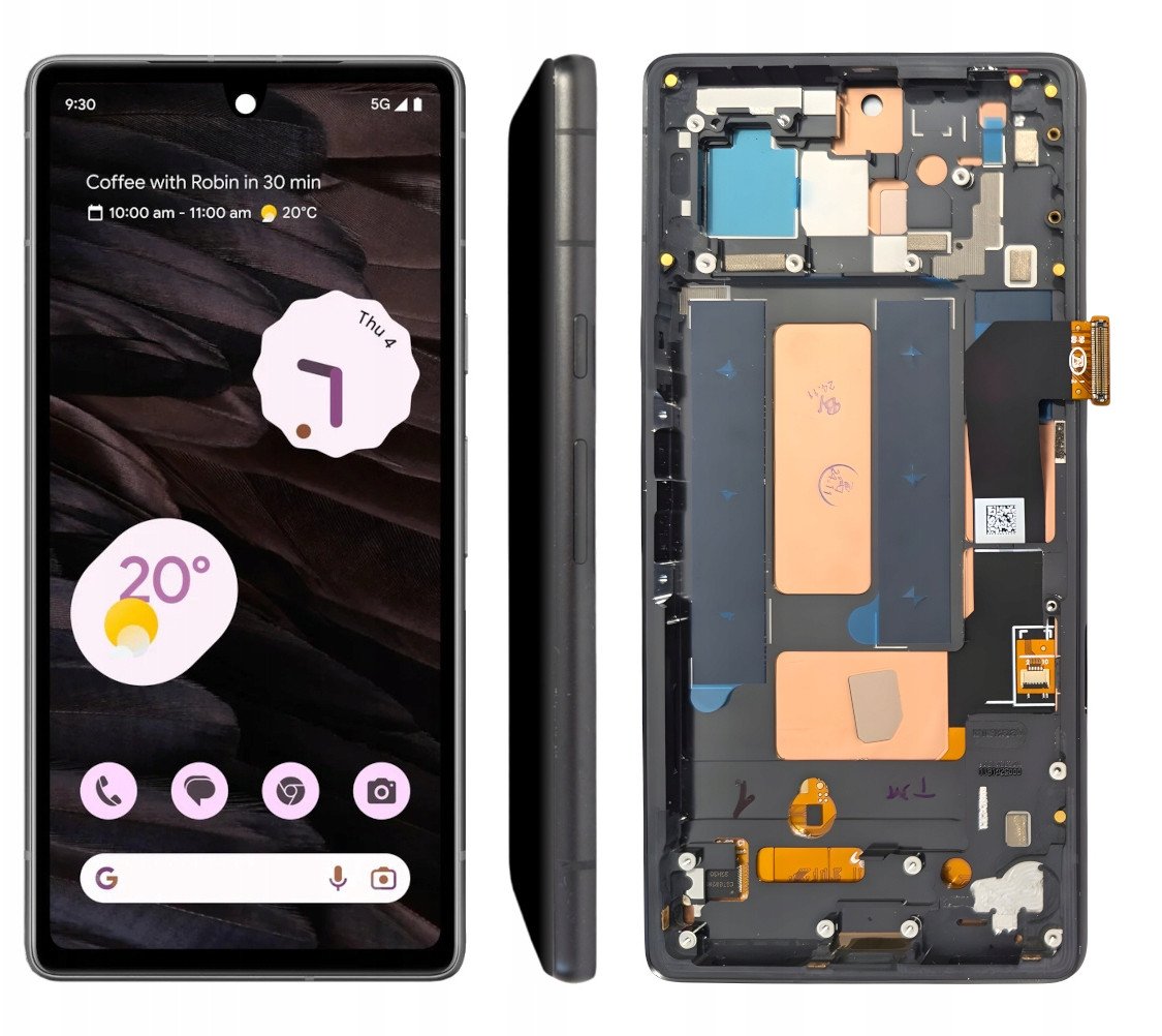 WYŚWIETLACZ EKRAN LCD DOTYK DO GOOGLE PIXEL 7A OLED RAMKA CZARNY GWKK3